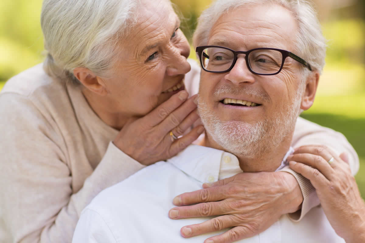 Two people exercising